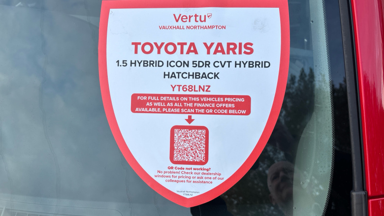 Toyota Yaris 1.5 Hybrid Icon 5dr CVT Hybrid Hatchback